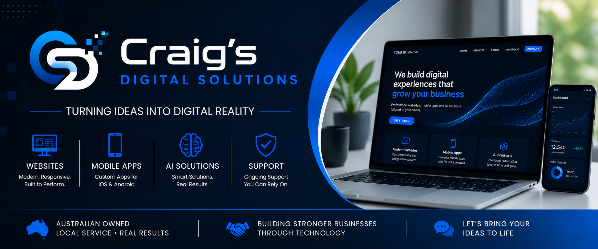 Craig's Digital Solutions banner